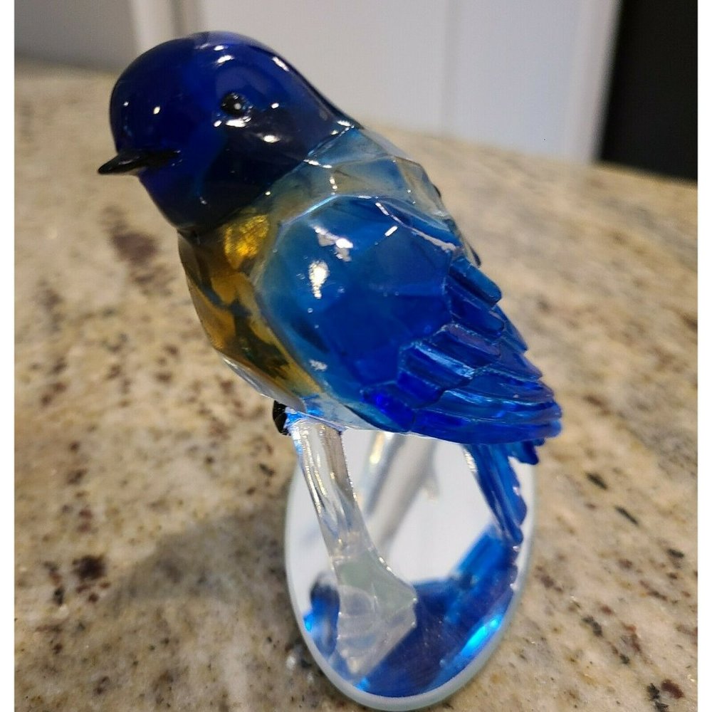 Blake Jensen Reflections of the Songbird Figurine. Beauty of the Sapphire - Picture 4 of 12
